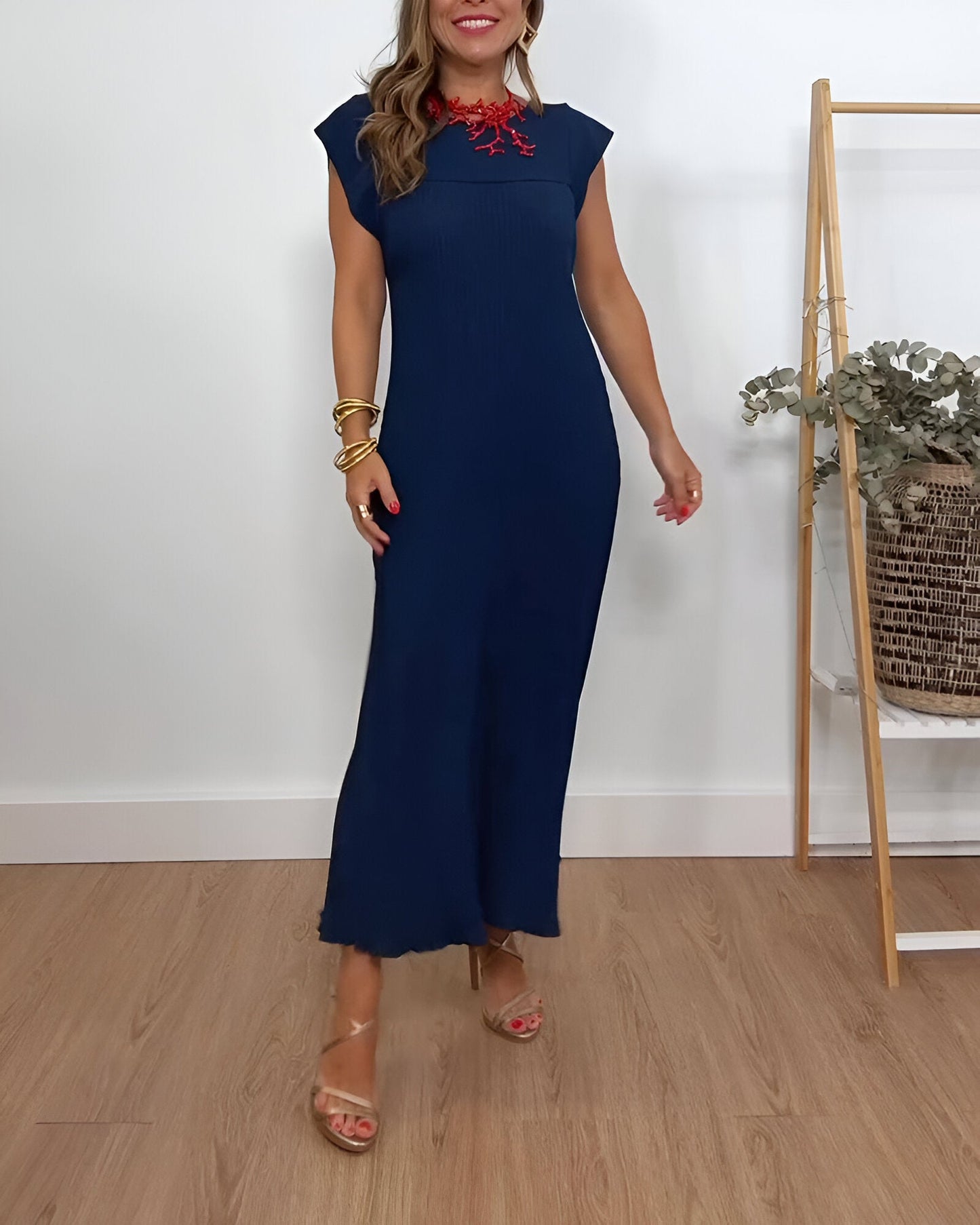 Dyna™ | Elegante Plissé Jurk