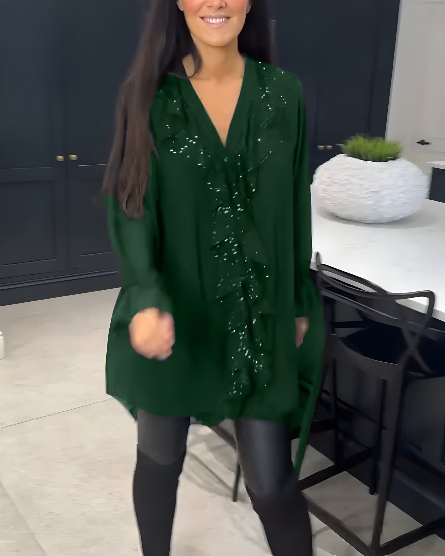 Skylar™ | Elegante Blouse met Volants