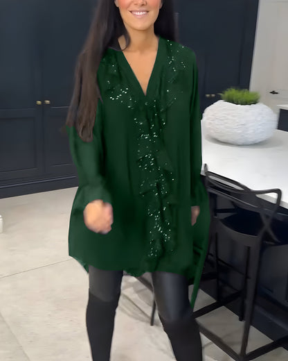 Skylar™ | Elegante Blouse met Volants