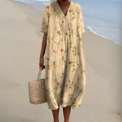 Nicole™ | Zomerjurk met Bloemen