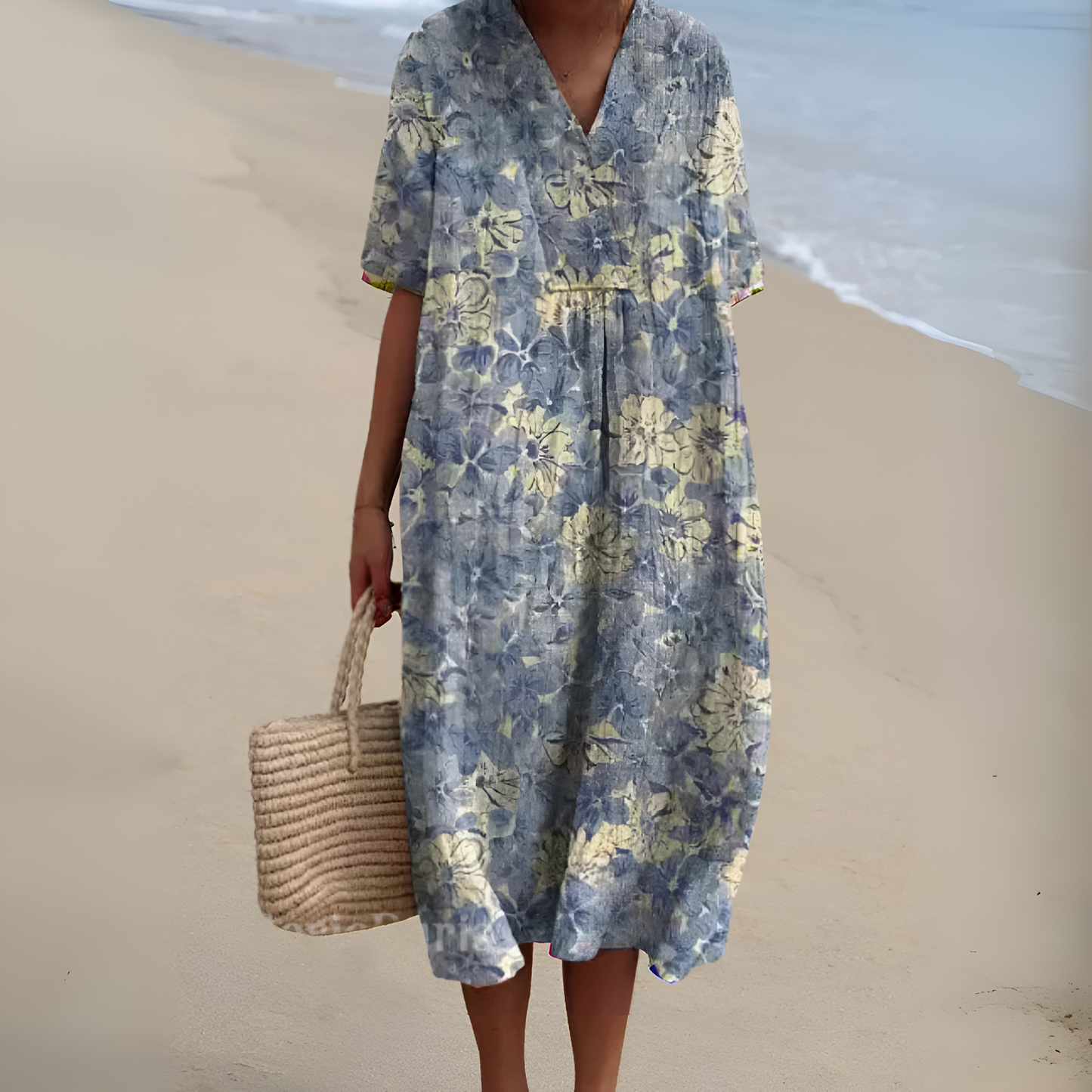 Nicole™ | Zomerjurk met Bloemen