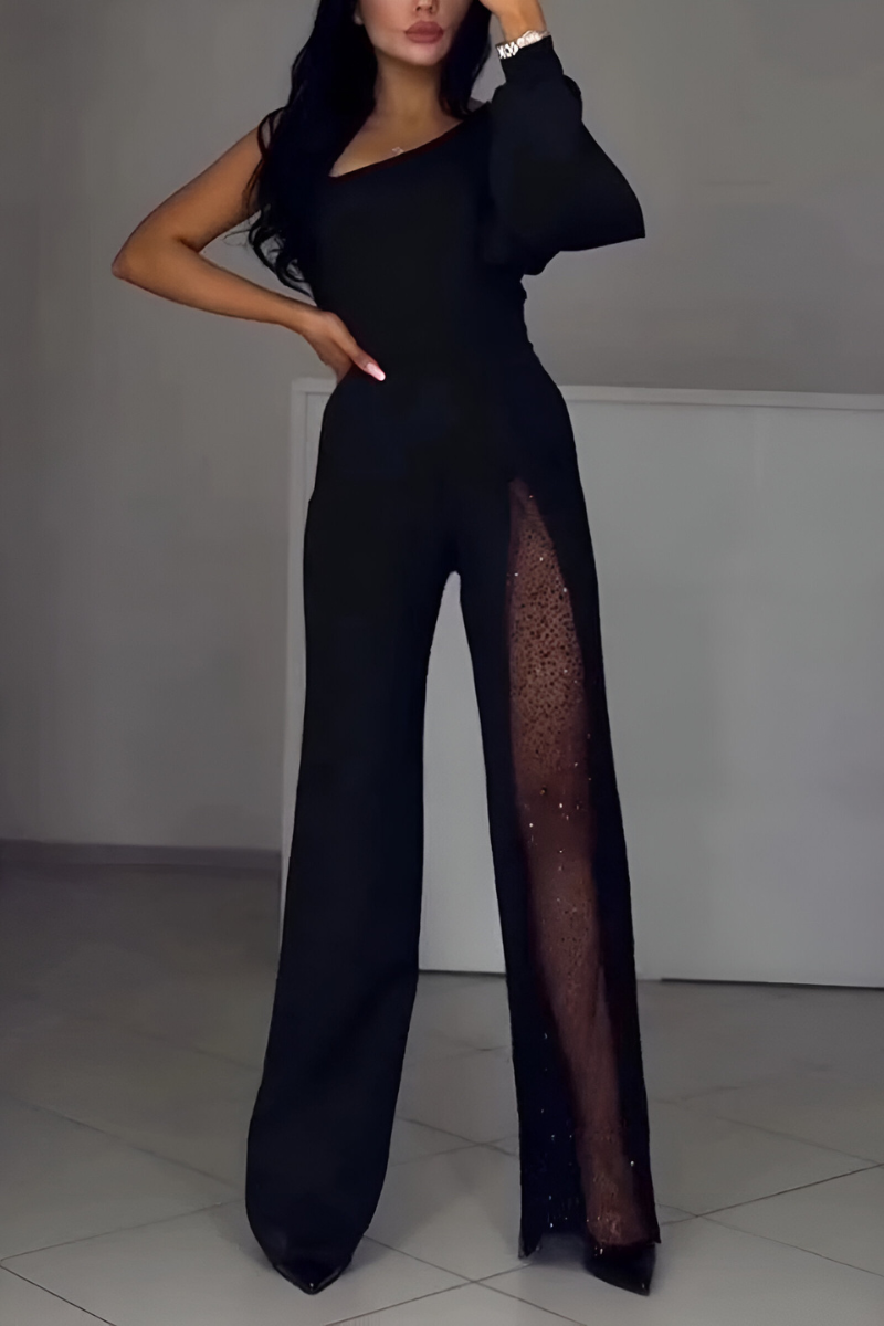 Léonie™ | Elegante jumpsuit met wijde pijpen
