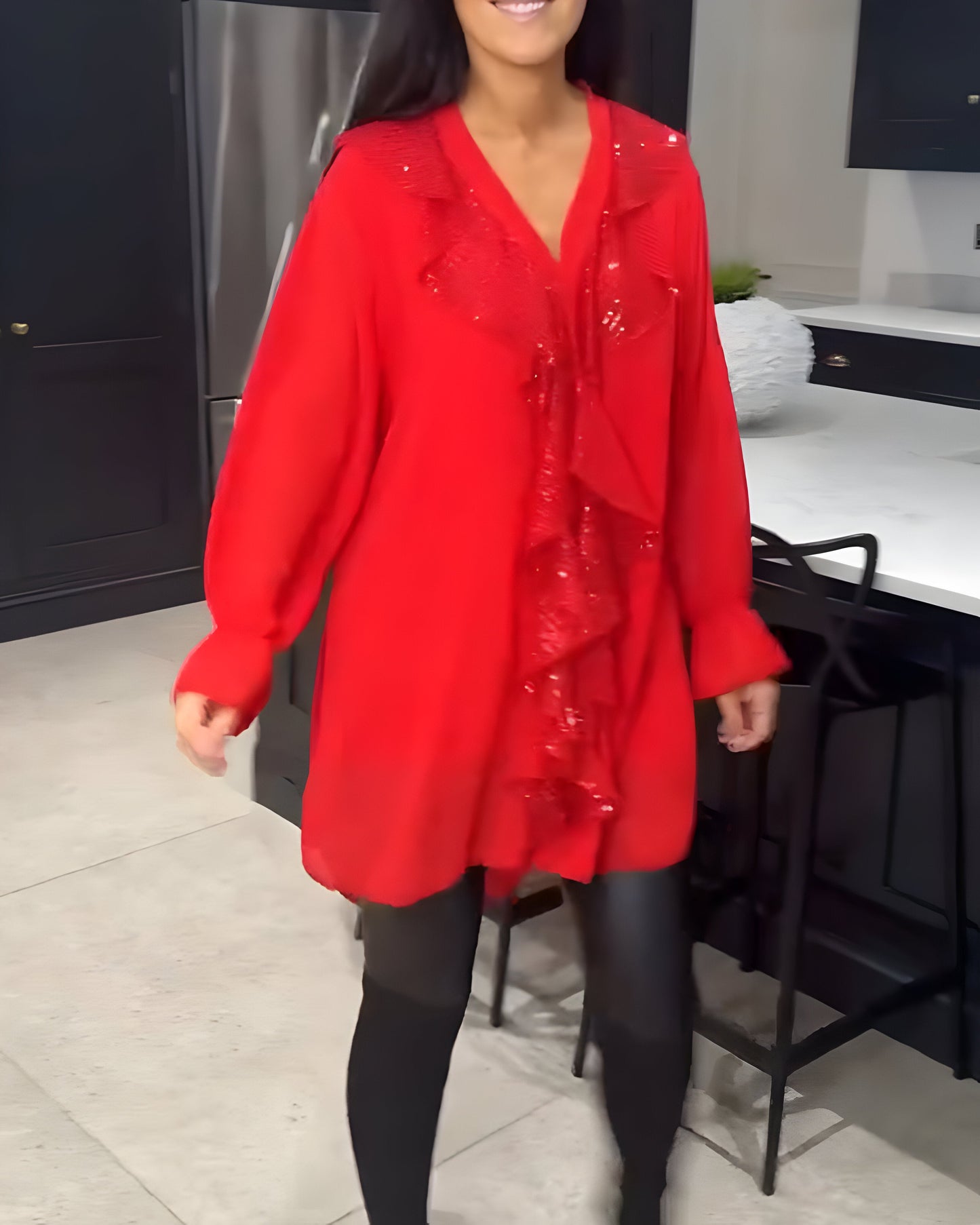 Skylar™ | Elegante Blouse met Volants