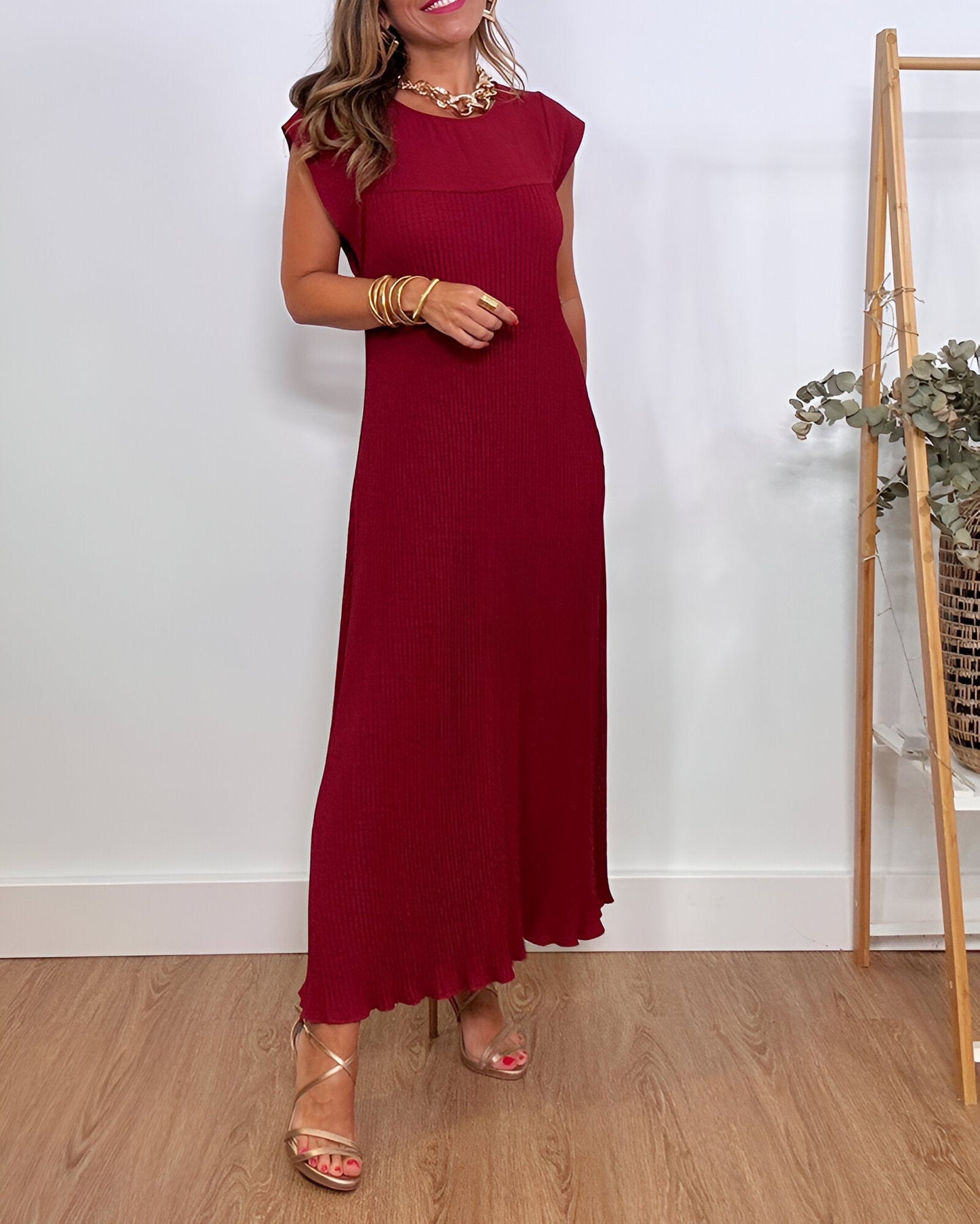 Dyna™ | Elegante Plissé Jurk