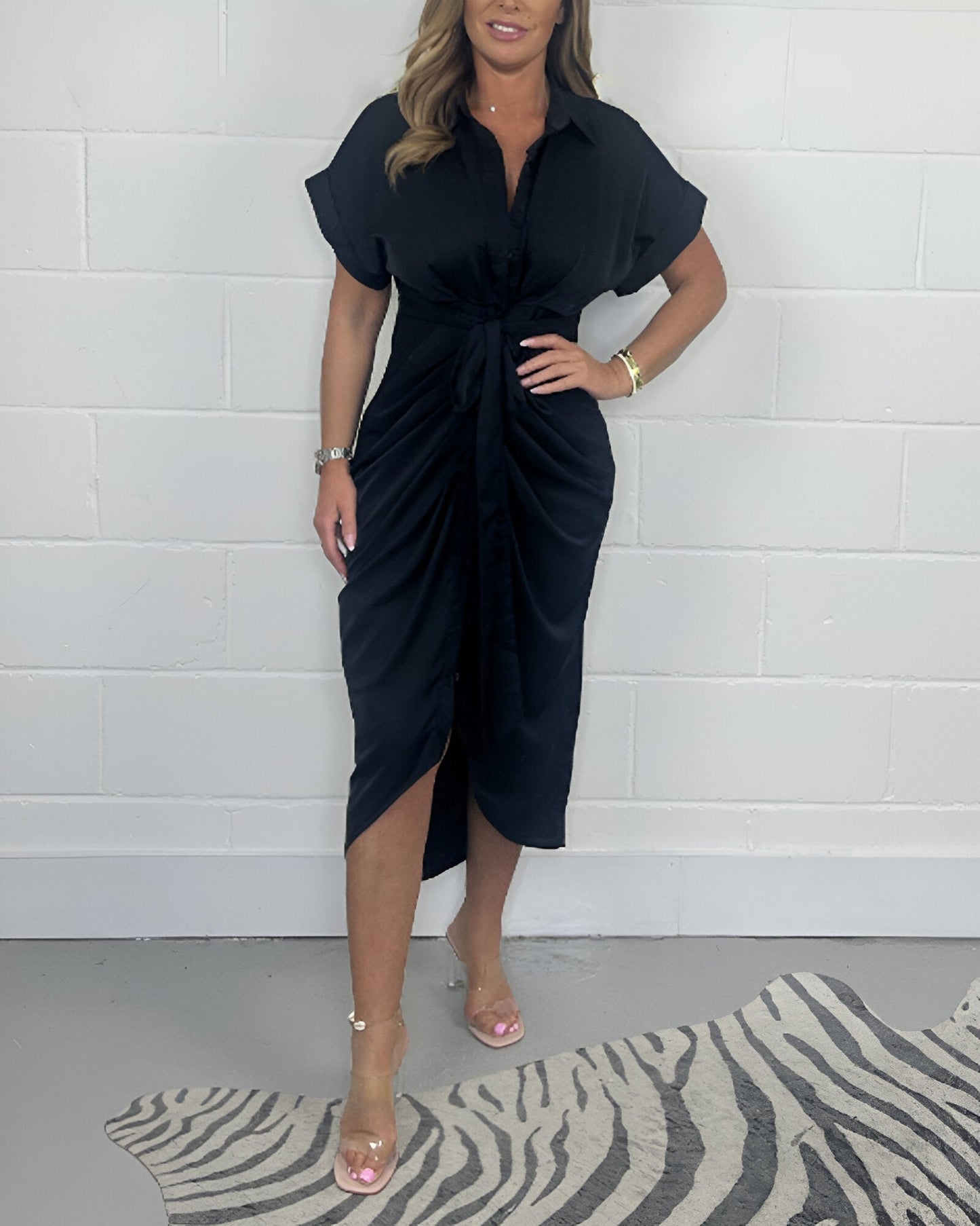 Valerie™ | Elegant Geplooide Jurk