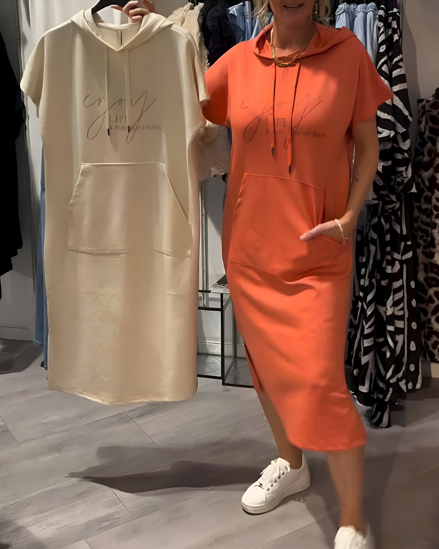 Saskia™ | Casual Hoodie Jurk