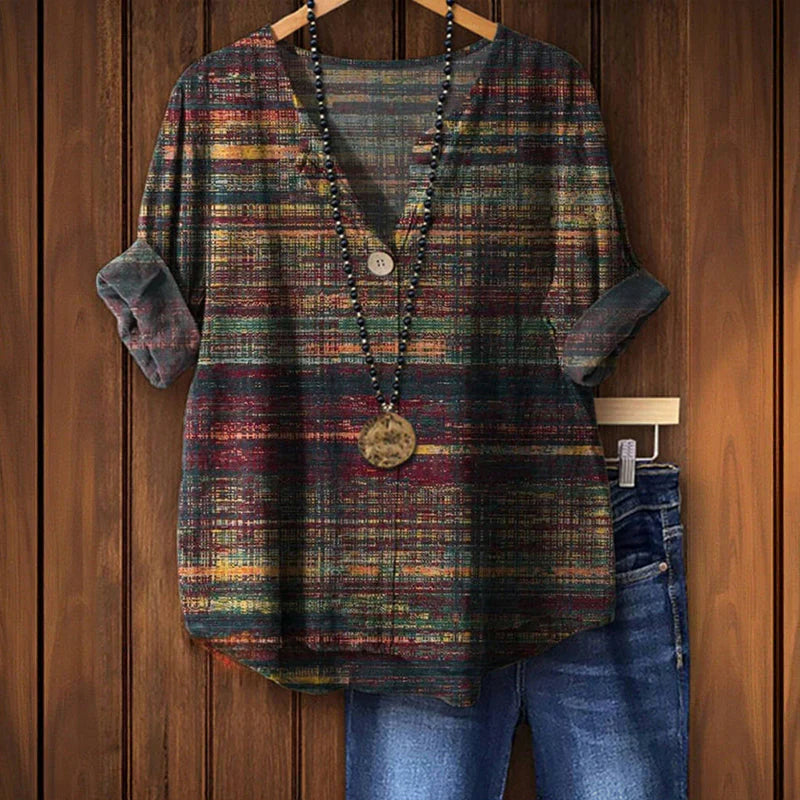 Kristina™ | Kleurrijke blouse