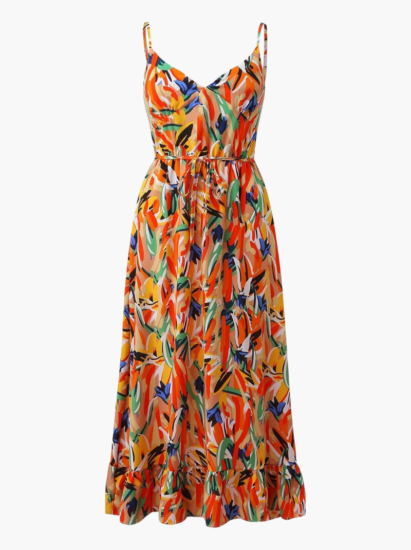 NOVERA™ | Stijlvolle jurk met tijdloze kleurtinten