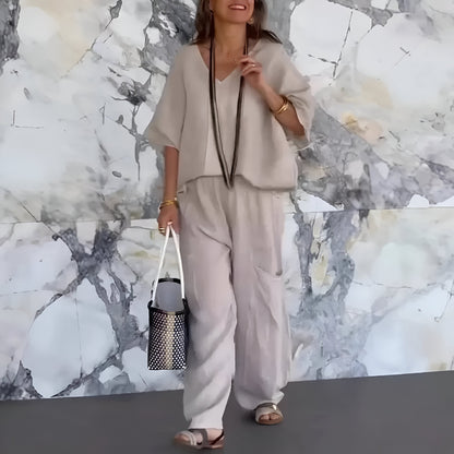 Elvyna™ | Casual V-hals Set