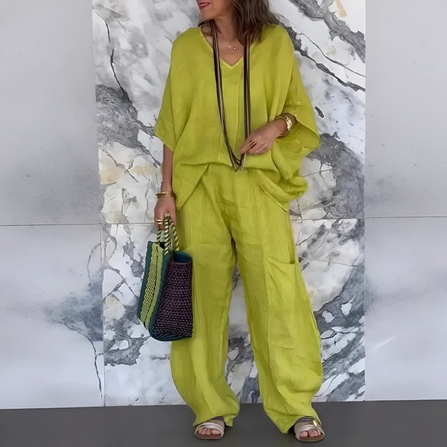 Elvyna™ | Casual V-hals Set