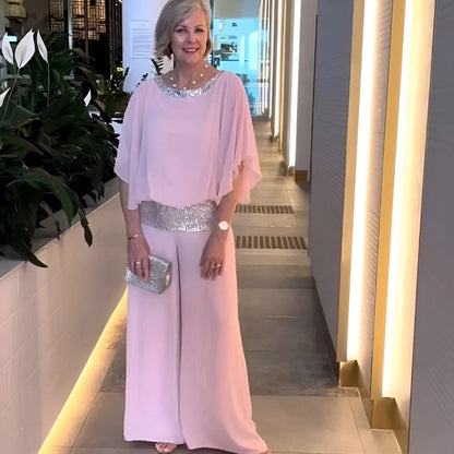 Roos™ | Luxe Damespak met Pailletten