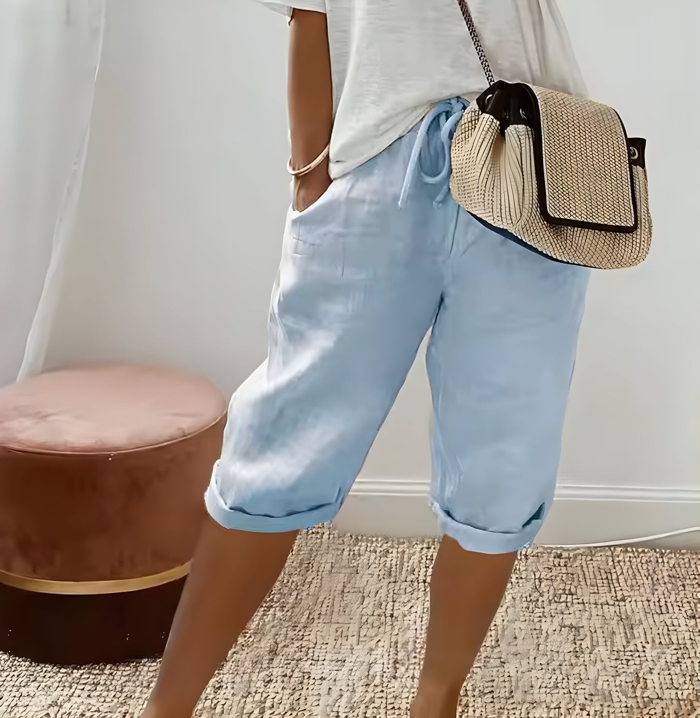 Hedwig™ | Korte Linnen Damesbroek