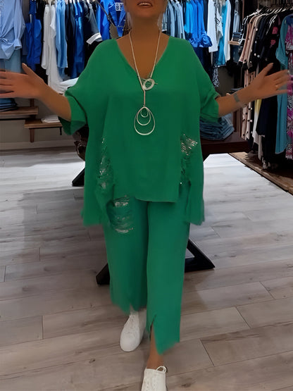 Bianca™ | Tweedelig Zomeroutfit met Details