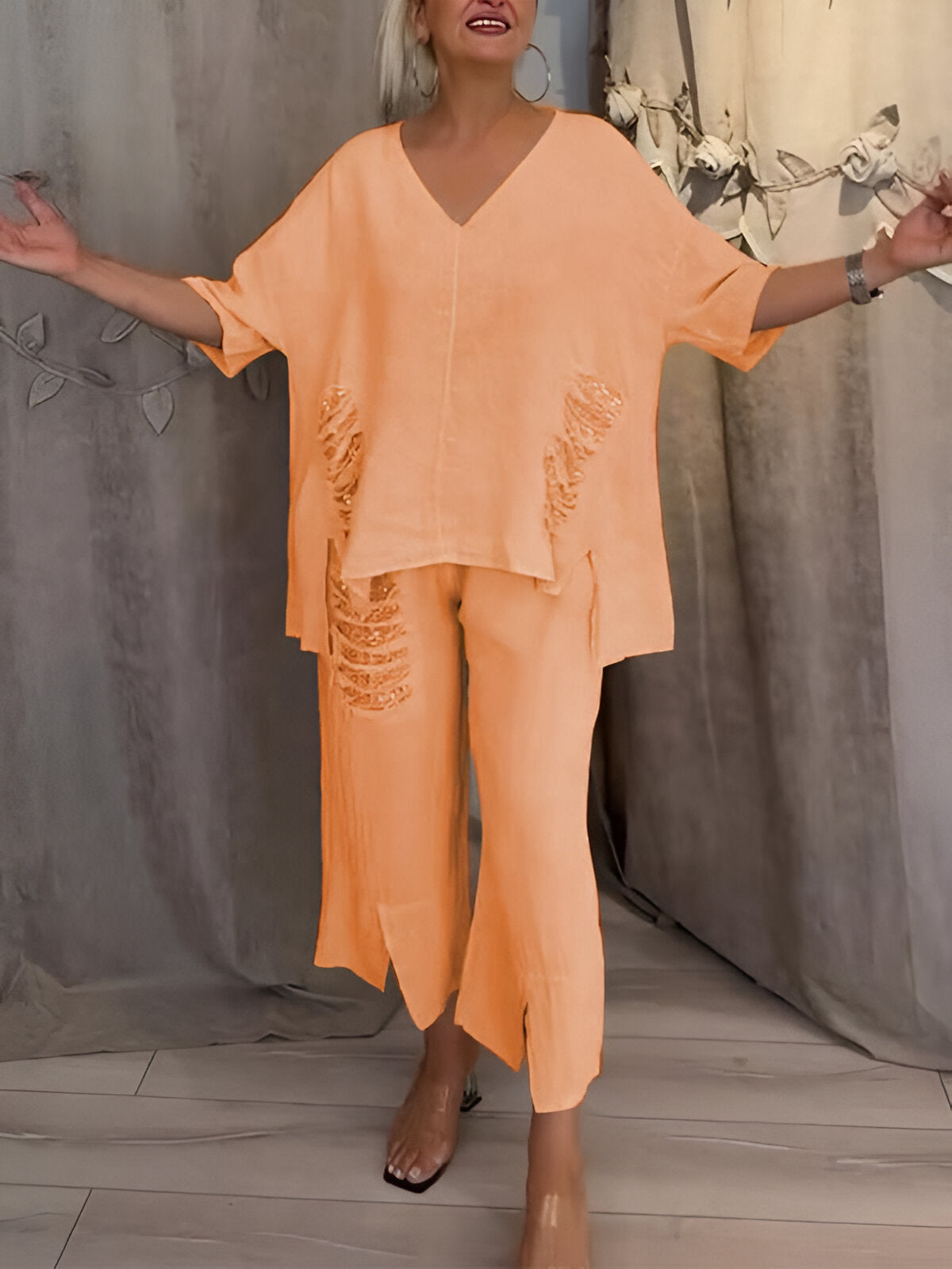 Bianca™ | Tweedelig Zomeroutfit met Details