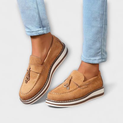 Elvira™ | Casual Loafers met Ronde Neus