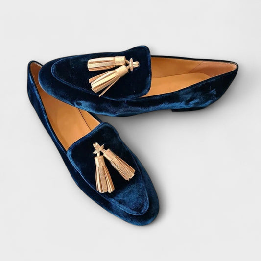 Serena™ | Vintage Loafers met Kwasten