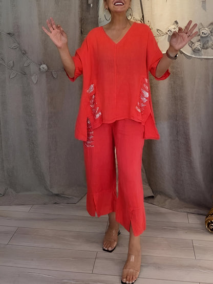 Bianca™ | Tweedelig Zomeroutfit met Details