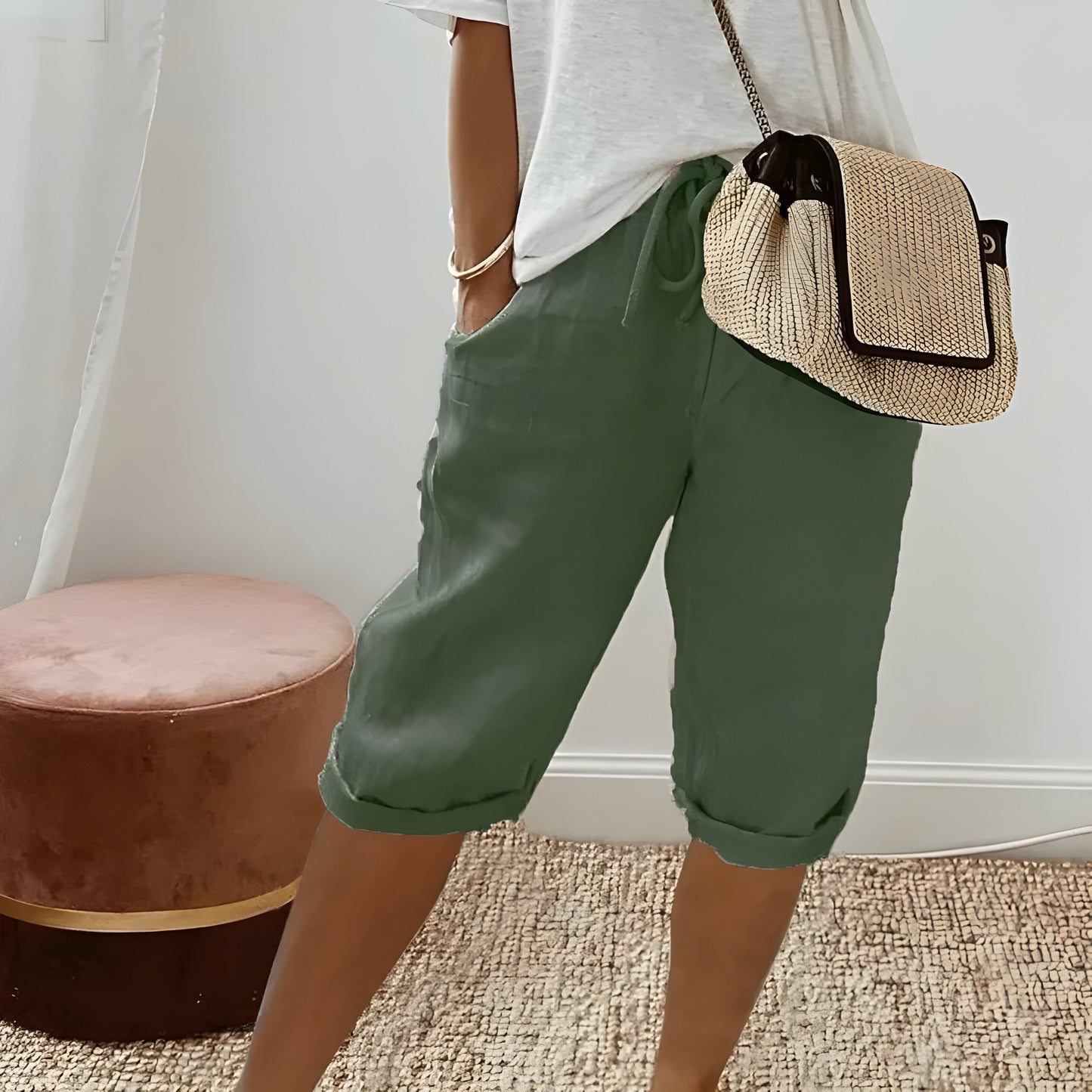 Hedwig™ | Korte Linnen Damesbroek