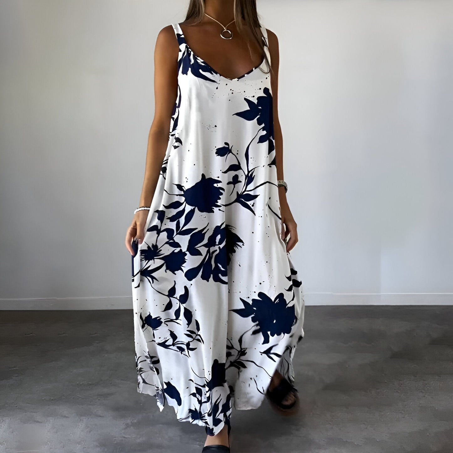 Evi™ | Charmejurk met bloemenprint